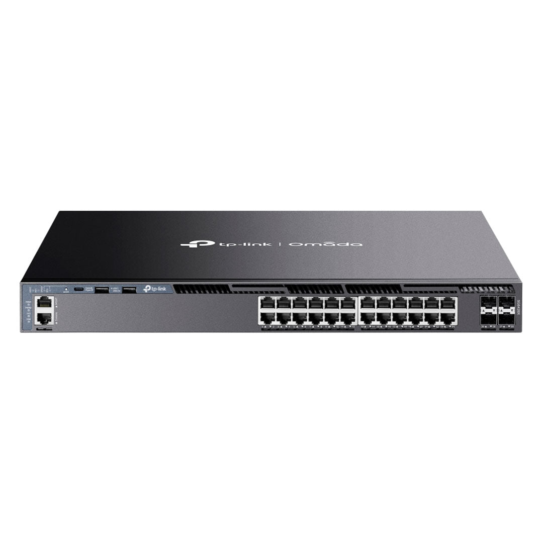 TP-LINK SG6428X Switch Omada 24 Puertos 4SFP+ 10GB Stackeable L3