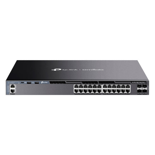 TP-LINK SG6428X Switch Omada 24 Puertos 4SFP+ 10GB Stackeable L3