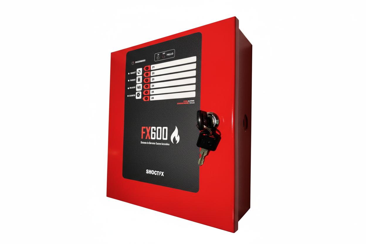 SHOCTIX ST-FX600 Sistema De Alarma De Detección De Incendios 1500mA 12V