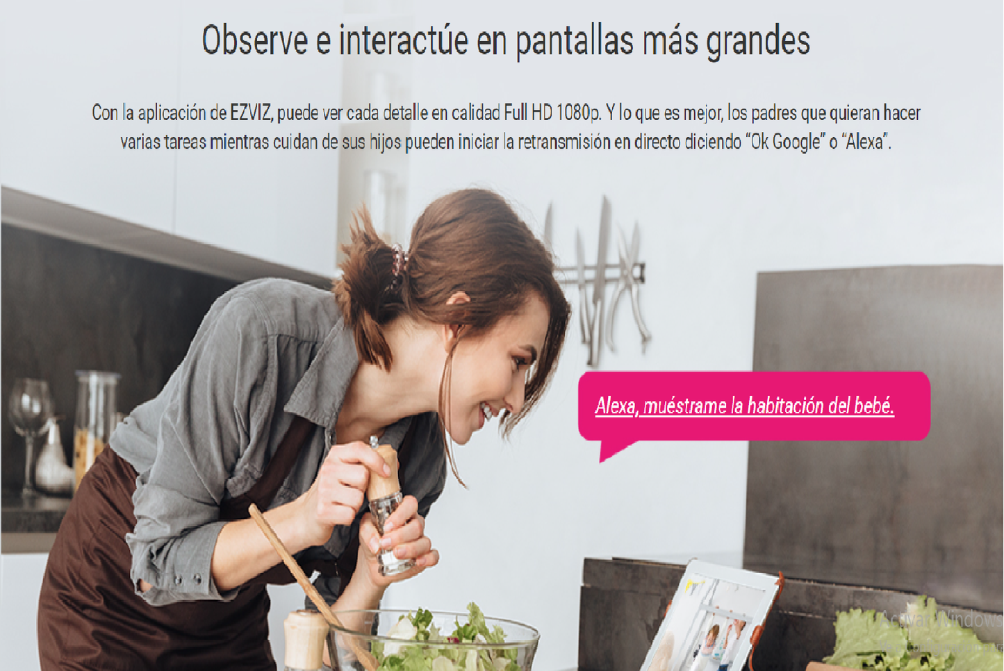 EZVIZ BM1 BABYCAM Cámara VIGILA BEBE WIFI 2MP con Batería