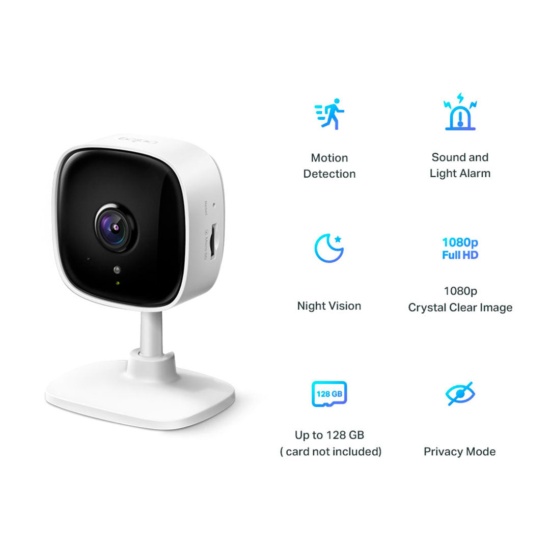 TP-LINK Tapo C100 Cámara de Seguridad WIFI 2MP Inteligente