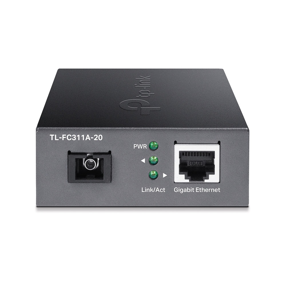 TP-LINK FC311A-20 Media Converter Monomodo Omada Gigabit SC 20Km