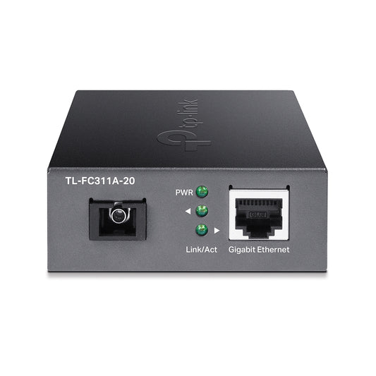 TP-LINK FC311A-20 Media Converter Monomodo Omada Gigabit SC 20Km