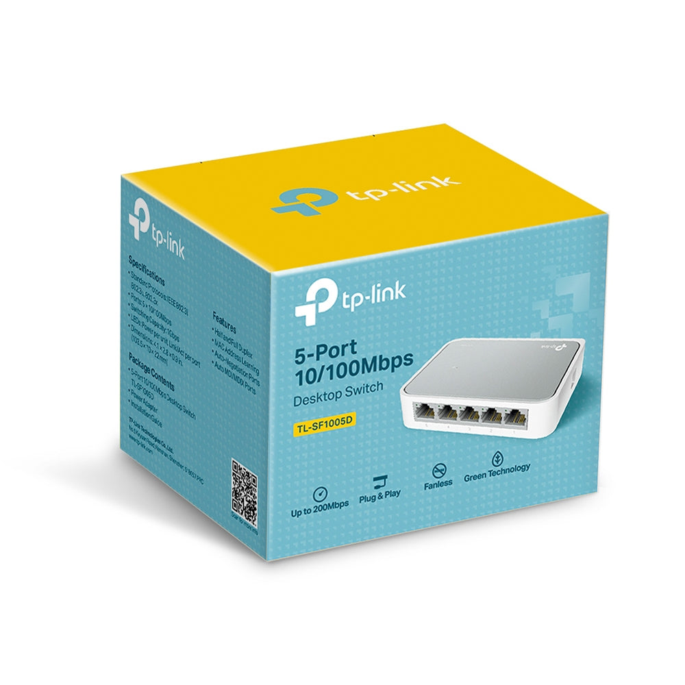 TP-LINK SF1005D Switch 5 Puertos RJ45 a 10/100Mbps