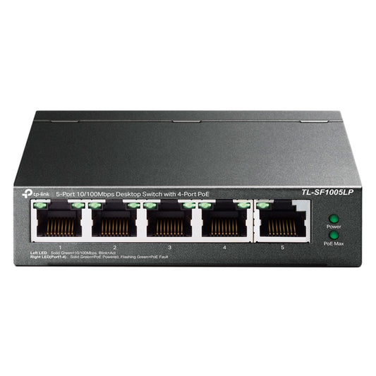 TP-LINK SF1005LP Switch 5 Puertos 10/100Mbps con 4P PoE