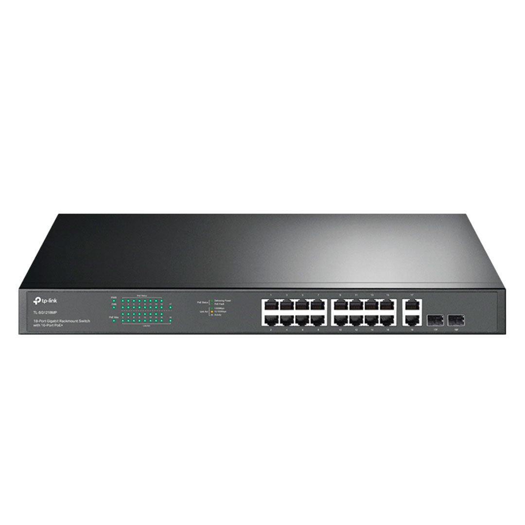 TP-LINK SG1218MP Switch 18 Puertos Gigabit 16P PoE Rackeable