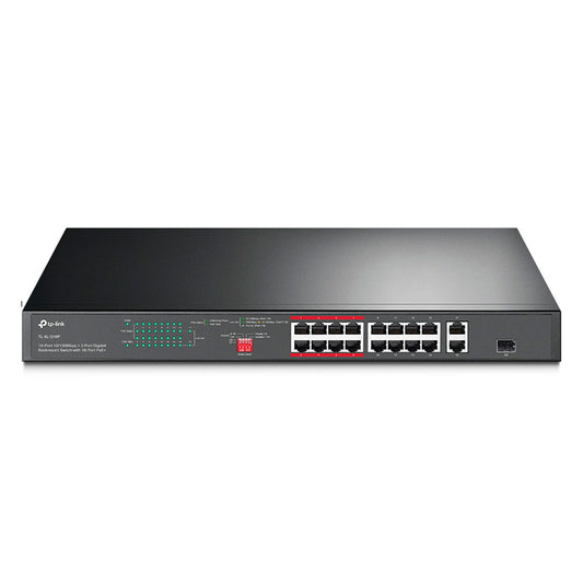 TP-LINK SL1218P Switch PoE 16 Puertos 10/100Mbps + 2P Gigabit