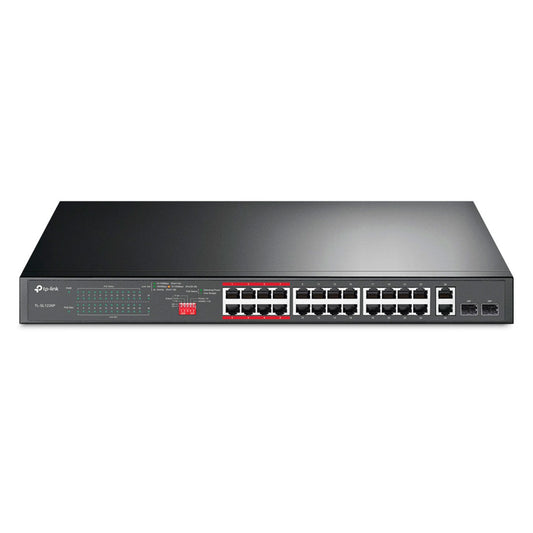 TP-LINK SL1226P Switch 24 Puertos 10/100Mbps 2P Gigabit PoE+