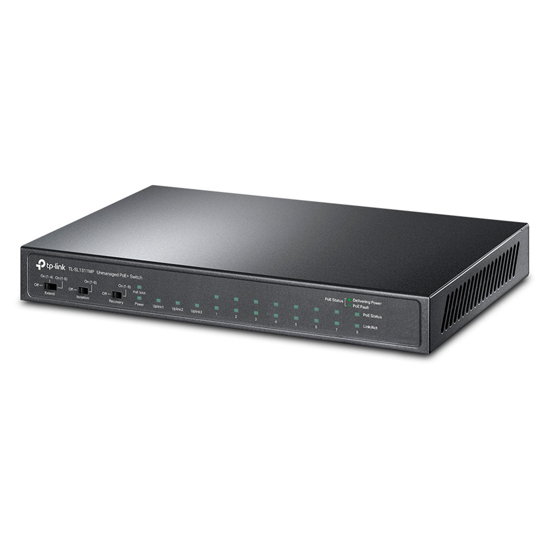 TP-LINK SL1311MP Switch 8 Puertos 10/100Mbp + 3PoE Gigabit