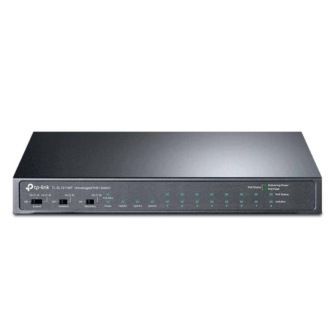 TP-LINK SL1311MP Switch 8 Puertos 10/100Mbp + 3PoE Gigabit