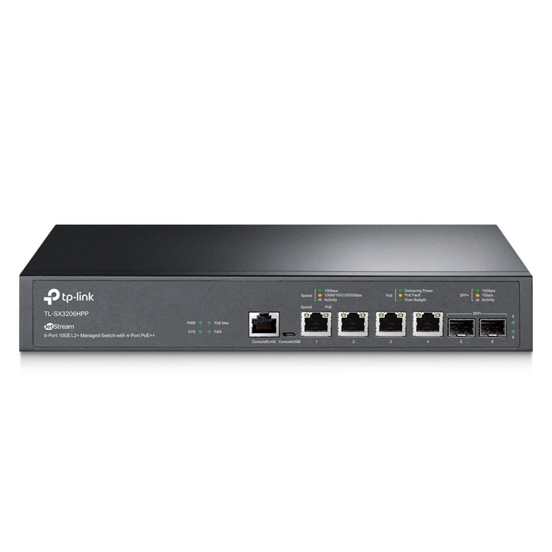 TP-LINK SX3206HPP Switch Omada JetStream PoE 4 Puertos 6P 10GE L2