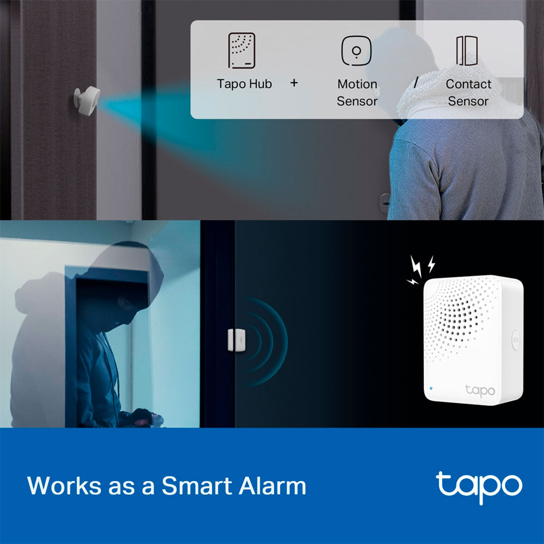 TP-LINK TAPO H100 Smart Hub Inteligente con Alarma WIFI