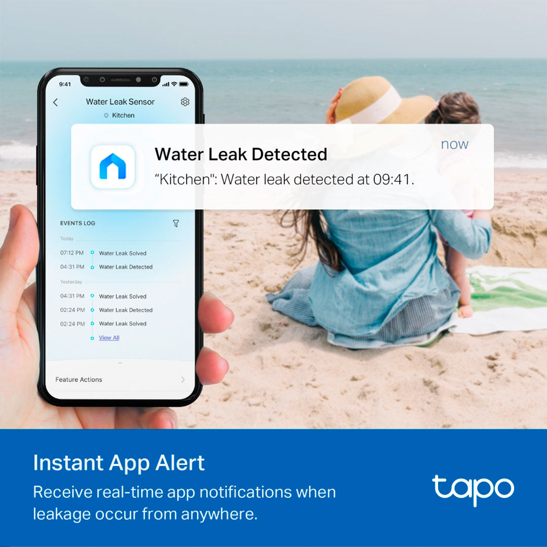 TP-LINK Tapo T300 Sensor Inteligente Para Fugas De Agua