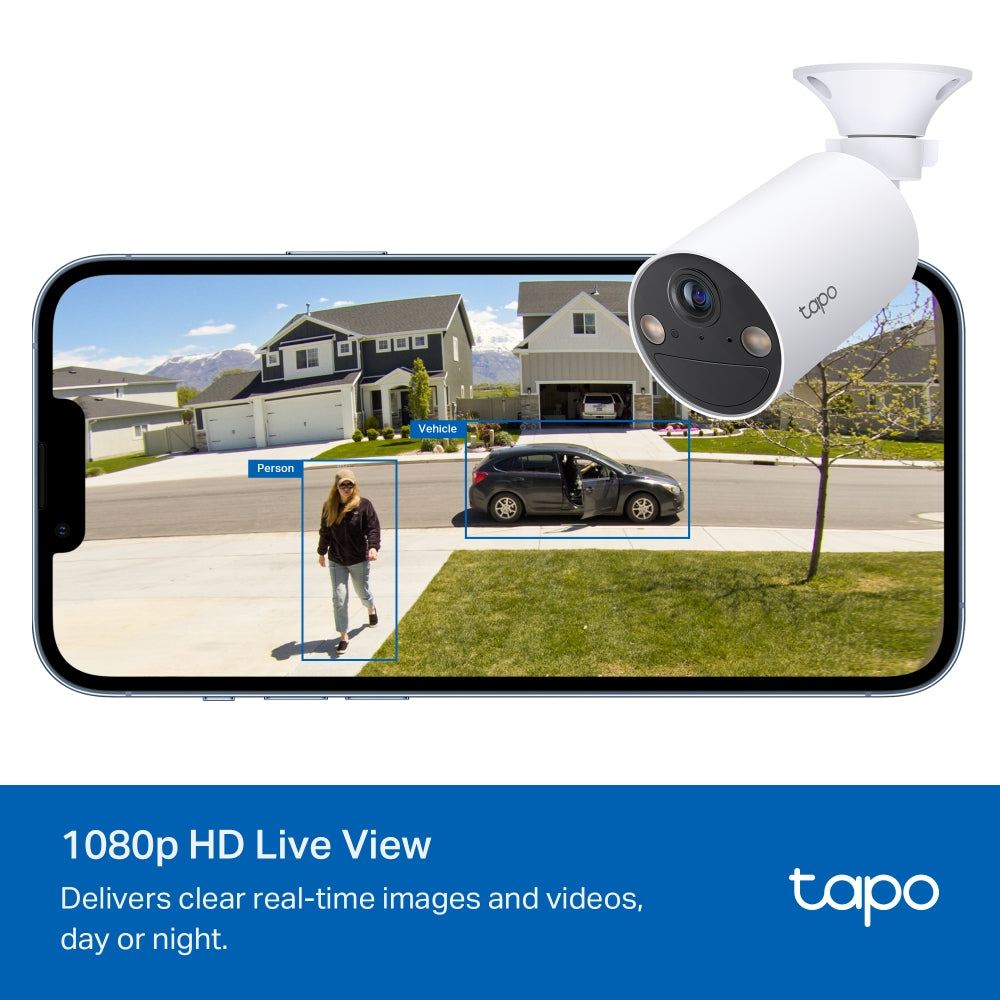 TP-LINK Tapo C402 Cámara de seguridad inteligente inalámbrica para interiores y exterior