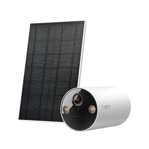 TP-LINK Tapo C410 Kit 3-Pack Cámara de Seguridad con Panel solar 2K 3MP