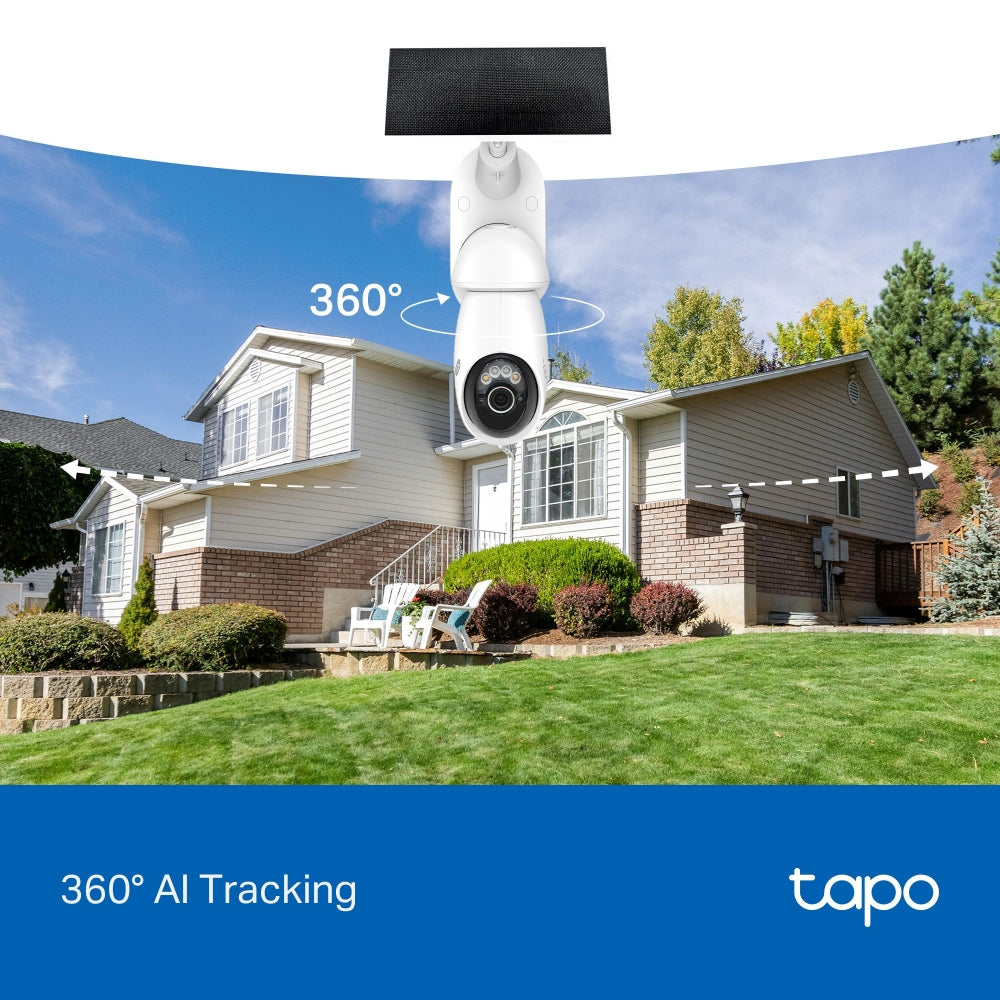 TP-LINK Tapo C660 KIT Cámara de seguridad con energía solar, panorámica e inclinación