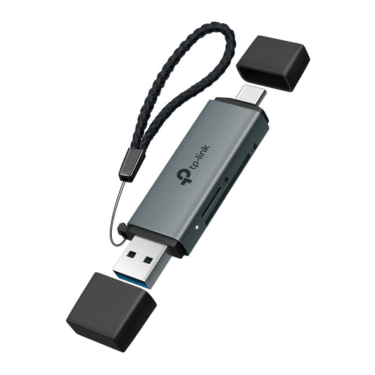 TP-LINK UA430D Lector de Tarjetas USB 3.0 Tipo C y A a SD y MicroSD 3.0