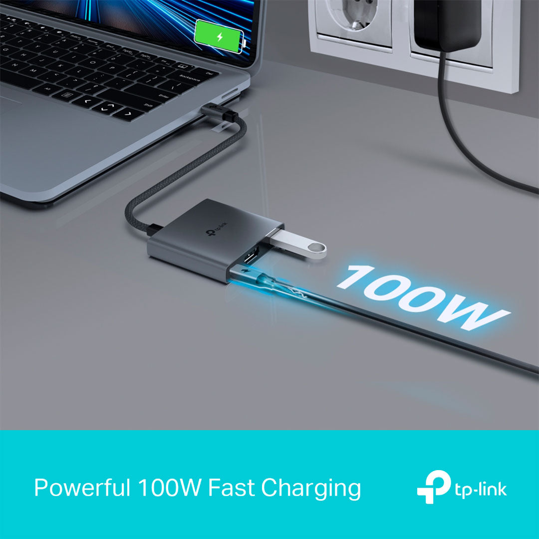 TP-LINK UH3020C Adaptador HUB USB Tipo C 3 en 1 5Gbps