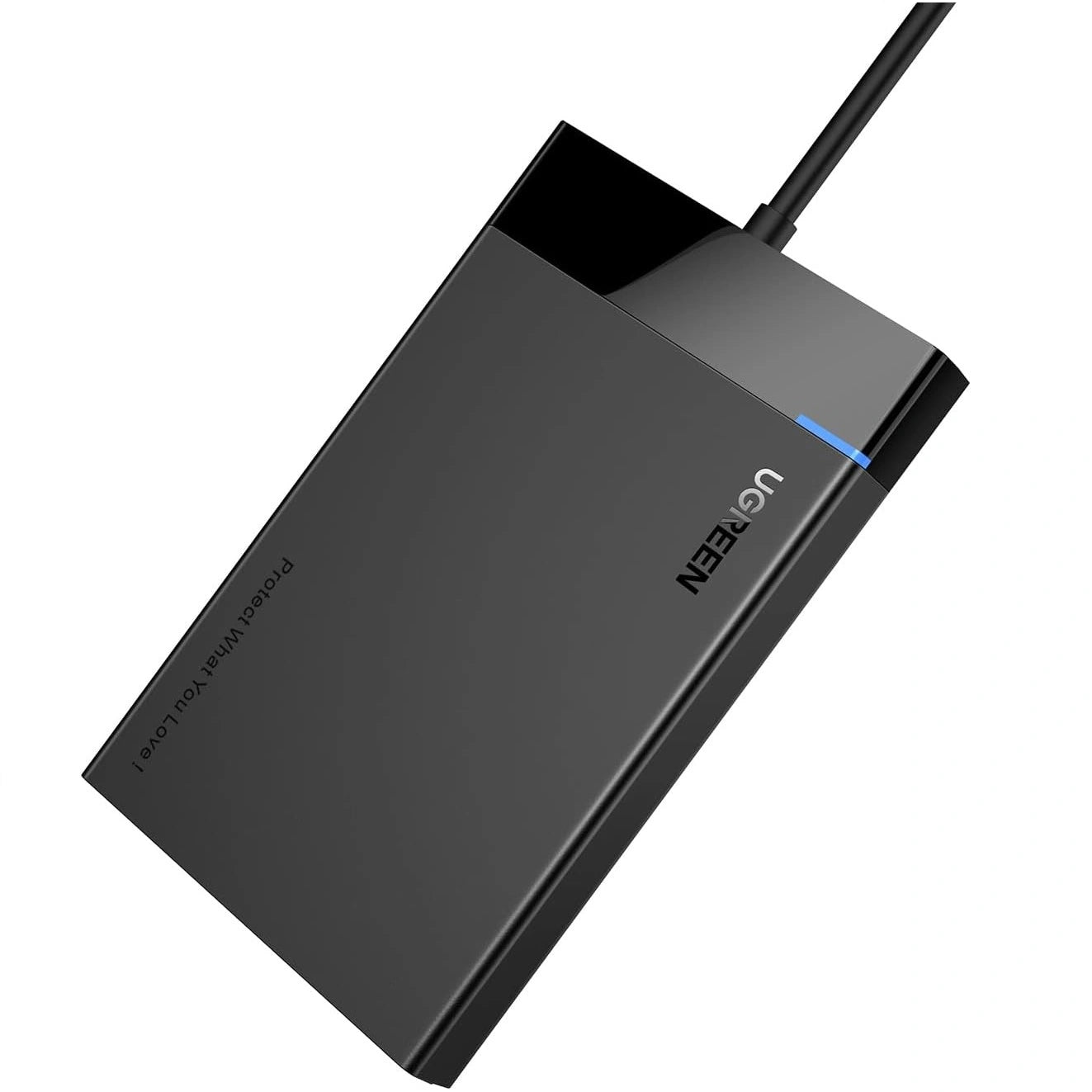 UGREEN 30847 US221 Carcasa para Disco Duro SATA HDD SSD 2.5" 6Gbps USB 3.0
