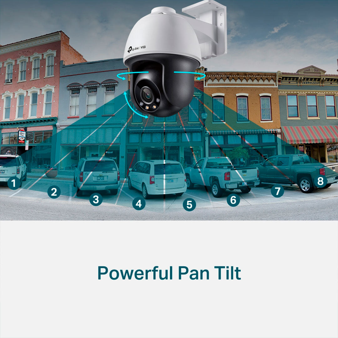 TP-LINK VIGI C540 4mm Cámara de seguridad IP PoE 4MP 2K+ PT 360º