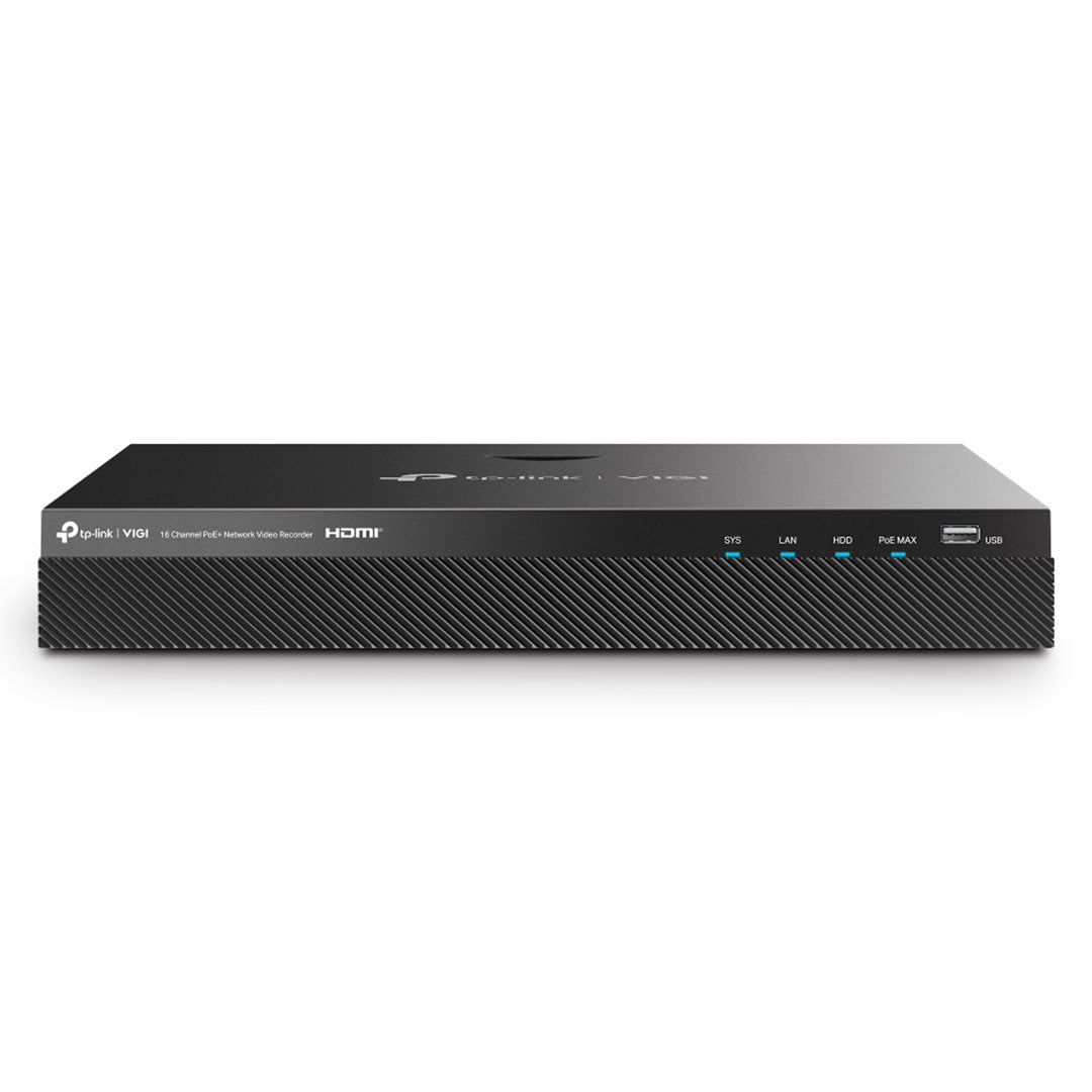 TP-LINK VIGI NVR2016H-16MP Grabador de Vídeo NVR 16 Canales PoE+ 4K 2HDD