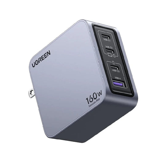 UGREEN X763 25876 NEXODE PRO Cargador 160W con Cable 1USB-A 3USB-C para iPhone