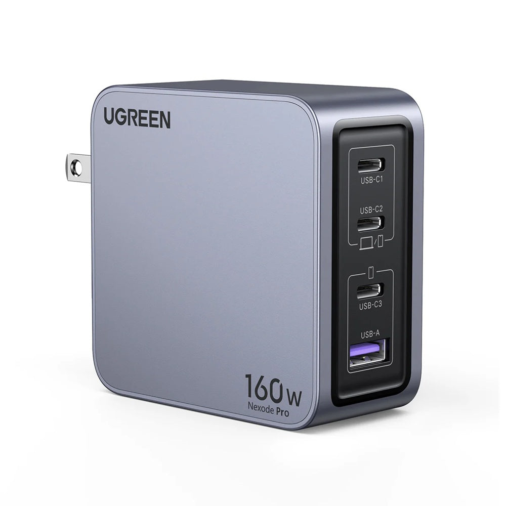 UGREEN X763 25876 NEXODE PRO Cargador 160W con Cable 1USB-A 3USB-C para iPhone