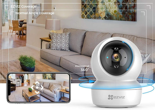 EZVIZ H6C PRO 3K Cámara de Seguridad WIFI 5MP 2.4/5GHZ Alexa