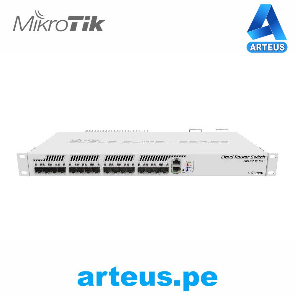 MIKROTIK CRS317-1G-16S+RM Switch Smart 16 Ranura SFP+ Y 1 Puerto LAN Gigabit