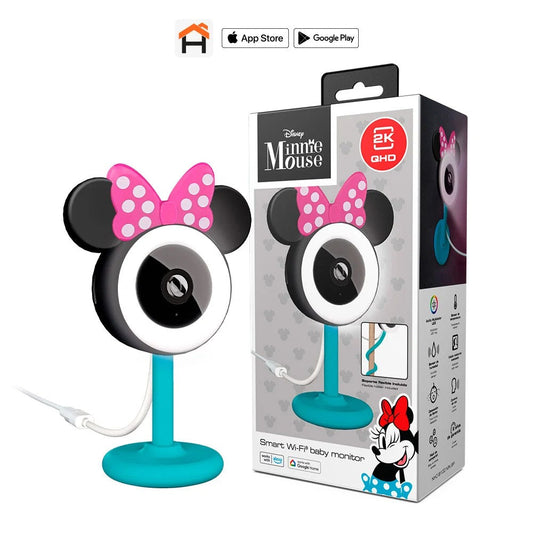 NEXXT SOLUTIONS NHC-B100 MN Monitor Minnie Mouse Inteligente Wi-Fi para Bebé 2K