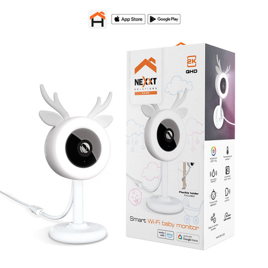 NEXXT SOLUTIONS NHC-B100 Cámara Inteligente Para Bebé WIFI 3MP