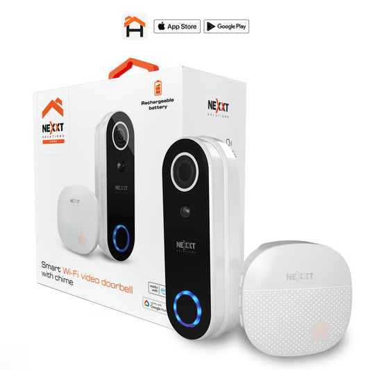 NEXXT SOLUTIONS NHC-D100 Timbre inteligente WIFI Con Cámara Full HD 2MP Alexa