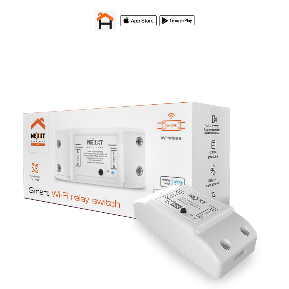 NEXXT SOLUTIONS NHE-R100 Interruptor de Relé Inteligente Wifi