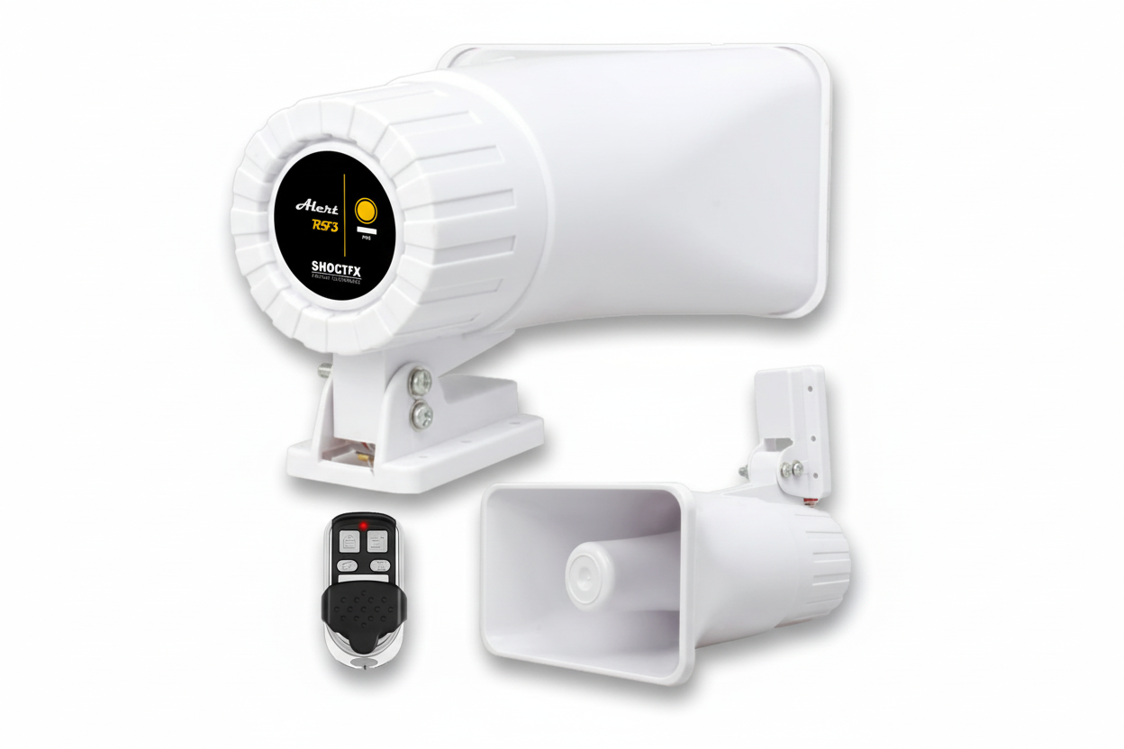 SHOCTIX ST-RF3 SMART Alarma Dual Wifi Triple Tono Comunitaria y Residencial