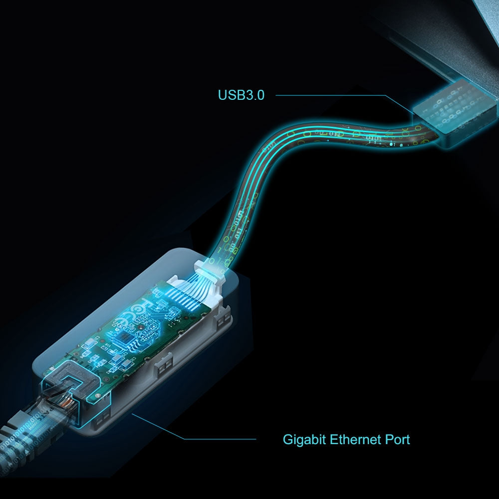 TP-LINK UE306 Adaptador de Red USB 3.0 a Gigabit Ethernet